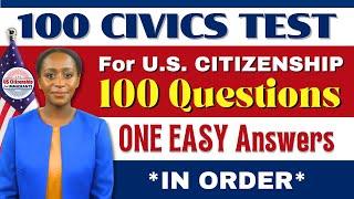 Official 100 Civics Questions and Answers for U.S. Citizenship Interview 2023 (In Order) | *09