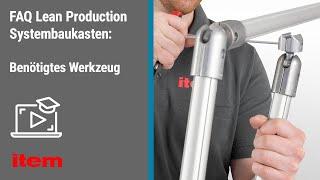 FAQ Lean Production Systembaukasten – Werkzeug für die Montage