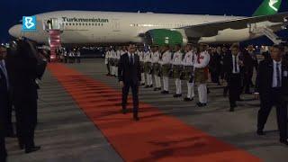 Turkmenistan President Berdimuhamedow arrives in Malaysia for a two-day visit