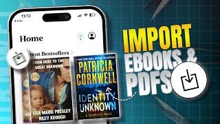 How to Import eBooks & PDFs to the Books App on iPhone | Add PDfs or EPUB Files to iPhone Books