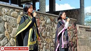 Presenting a special song during Dzulhami Welfare Union, Kohima tri-community feast  2024 .