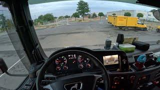 POV Truck Driving in Germany: A Journey Through The Scenic Landscapes of Brandenburg's Countryside