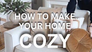 HOW TO MAKE YOUR HOME FEEL COZY AND INVITING FOR FALL | AFFORDABLE HOME DECOR