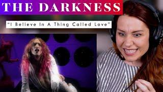 First Time Listening to The Darkness! Vocal ANALYSIS of "I Believe In A Thing Called Love"