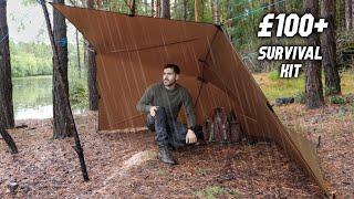 Solo Overnight with £100 'Pocket' Survival Kit in the Rain