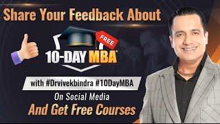 10 Day MBA : Day 1: Solopreneur to Entrepreneur By Dr. Vivek Bindra.. #drvivekbindra #10daymba