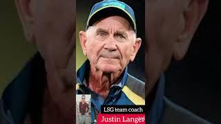 Justin Langer (old and young) Lucknow super gents team player #shorts
