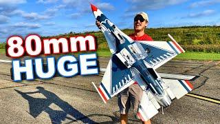 BRAND NEW!!! E-Flite F-16 Thunderbirds 80mm RC Jet - Updated & Better than EVER!