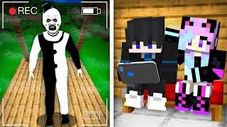 We Got ART THE CLOWN on a Hidden Camera in Minecraft...