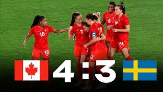 OLYMPICS FINAL   Canada 4 x 3 Sweden   Penalties Shootout & Historic Gold Medal  Olympics Tokyo 2021