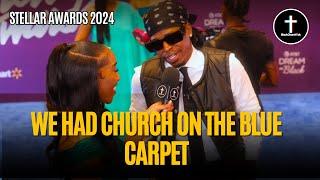 Stellar Awards Blue Carpet 2024 w/ BlackChurchTok