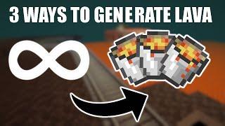 3 Ways to Generate Lava | Minecraft Create Mod