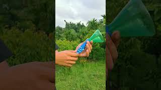 DIY Bottle Creation with Colourful Balloon Slingleshot #Diy #Slingshot #ballooncraft
