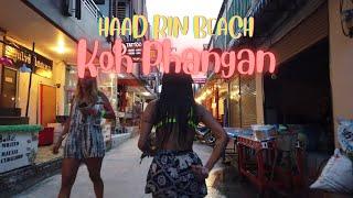 THAILAND - Walking at Koh Phangan in Haad Rin Beach By Walk n Watching