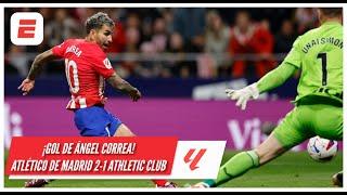 GOL DEL ATLÉTICO DE MADRID Ángel Correa con una exquisita definición pone el 2-1 | La Liga