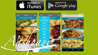 Aashpazi Recipe App ios android 4K