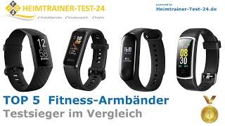 Die besten Fitnessarmbänder &  Fitness-Tracker 2024 (TOP 5)  Testsieger Vergleich (gut & günstig)