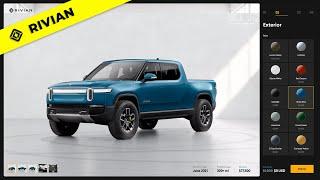 Rivian Launches R1T, R1S Design Studio - Configurator Walkthrough (Tesla Daily)