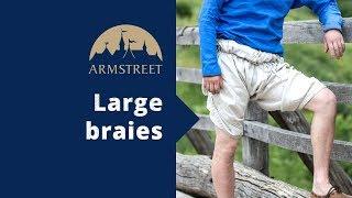 ArmStreet's Large Braies: how to wear medieval braies