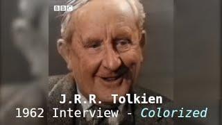 J.R.R. Tolkien 1962 BBC Interview - Colorized (subtitles)