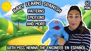 Baby Educational Spanish Video about Emotions and more with Miss Nenna the Engineer | All in Spanish