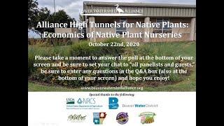 Economics of Native Plant Nurseries