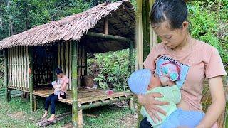 Daily life of a single mother, completing the bamboo house - Lụa Single Mom