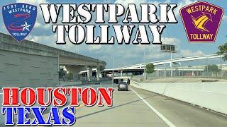 Westpark Tollway East - Houston - Texas - 4K Highway Drive