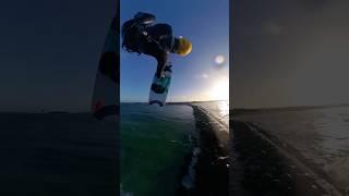 Jumping over stuff with a kite.   #kiteboarding #kitejump