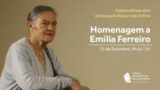 Reunião Acadêmica da Cátedra Alfredo Bosi de Educação Básica - homenagem a Emília Ferreiro