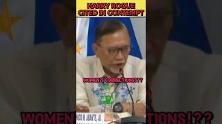 Atty. Harry Roque was cited in contempt again.. #duterte #marcos #bbm @HouseofRepresentativesPH