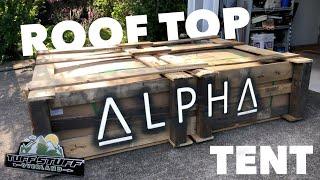 TUFF STUFF ALPHA - Roof Top Tent - UNBOXING & Trailer Build - Part 1