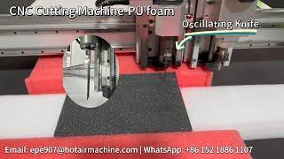 CNC Cutting Machine PU foam oscillating knife