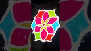 Daily use rangoli #rangoli  #design  #kolam  #muggulu  #shorts  #free hand rangoli #youtubeshorts