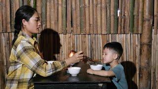 Foraging and Farming – Mother and Son Cook a Simple Meal in Rural Vietnam