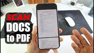 How To Scan Documents to PDF with Apple iPhone 16 Pro Max