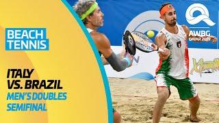 Beach Tennis - Italy vs Brazil | Men's Doubles Semifinal | ANOC World Beach Games Qatar 2019 | Full