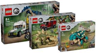 All LEGO Jurassic World Chaos Theory sets 2024 Compilation/Collection Speed Build