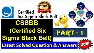 Lean Six Sigma Black Belt certification online | Six Sigma Green Belt ASQ | Question and Answers - 1