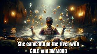 SHE CAME OUT OF THE RIVER WITH GOLD AND DIAMOND?!