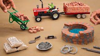 Diy tractor making mini well construction science project @TechCreatorsOfficial @sanocreator