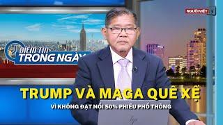 Trump và MAGA quê xệ vì không đạt nổi 50% phiếu phổ thông