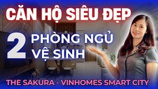 Căn hộ 2 PHÒNG NGỦ, 2 vệ sinh SIÊU ĐẸP tại SA5 The Sakura   Vinhomes Smart City | Tuệ Minh BĐS