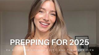 PART 2 of GRWM for 2025: Night time skincare routine for glowing skin, productivity tips and more !