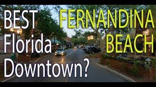 Downtown Fernandina Beach on Amelia Island in Florida! A Driving Tour at Sunset!