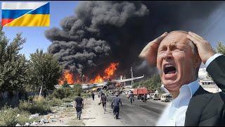 F-16 destroys Russian airport full of TU-95s with 150 ton bombs!
