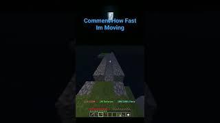 How Fast Am I Moving? #minecraft #viral #minecraftshorts #shorts #short