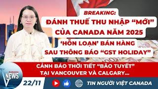 MỨC THUẾ THU NHẬP MỚI của Canada 2025; 1 triệu trẻ em Ontario có bữa ăn tại trường MIỄN PHÍ