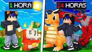 Pasé 24 horas en la NUEVA VERSIÓN del MOD de Pokémon en Minecraft COBBLEMON!