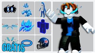 COMO PEGAR 10 ITENS GRÁTIS (AZUL) NO ROBLOX!